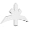 Ekena Millwork Davenport Architectural Grade PVC Gable Bracket, 36"W x 18"H x 2"D x 4"F, 12/12 Pitch GBP036X18X0204DAV00 - alternate 1